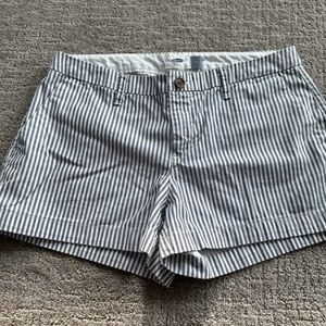 Classic Striped Gray Women's Shorts